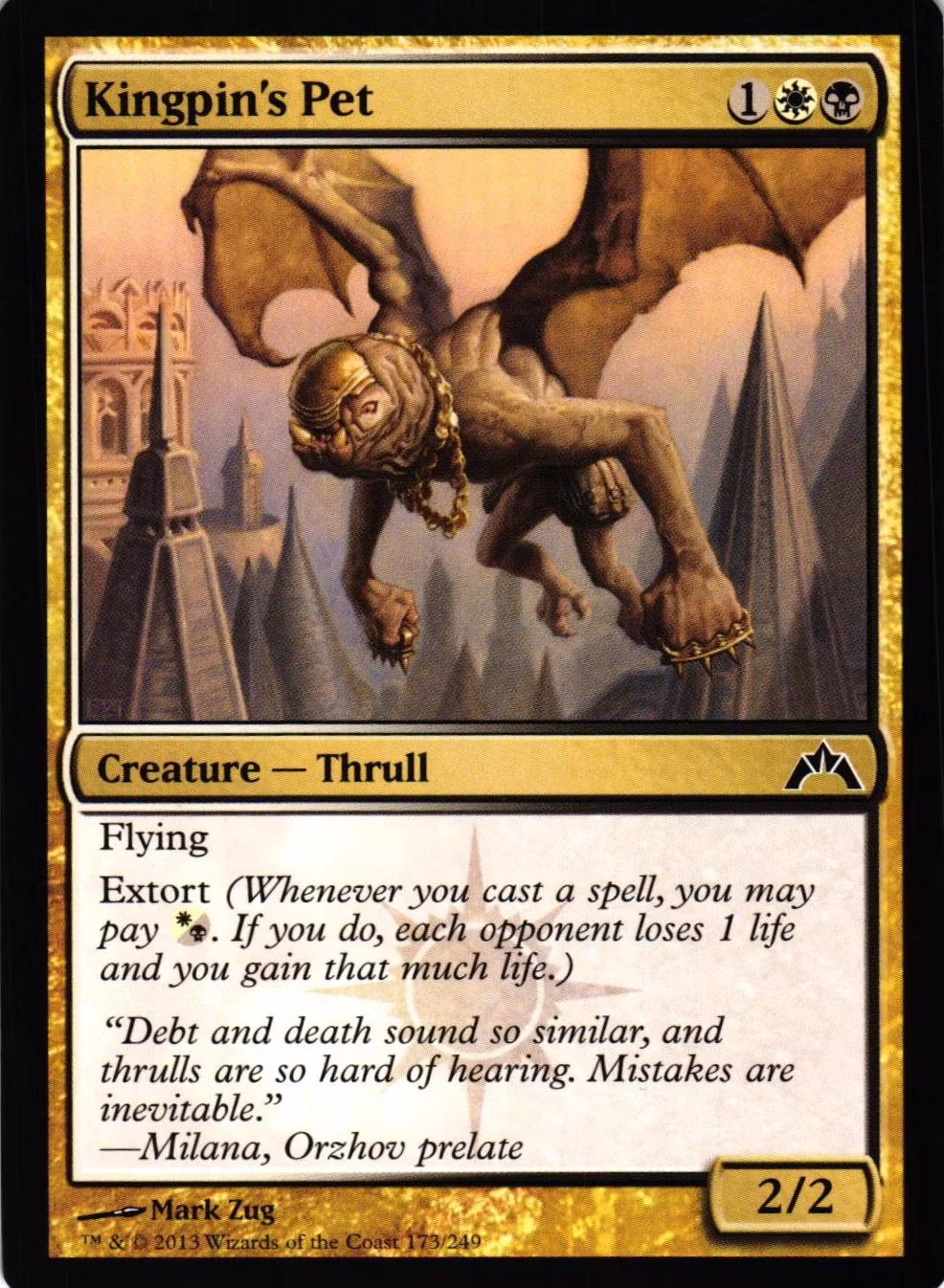 Kingpins Pet Common 173/249 Gatecrash Gatecrash (GTC) Magic the Gathering