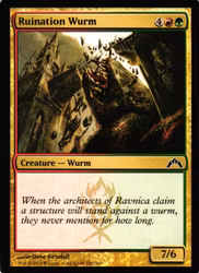 Ruination Wurm Common 192/249 Gatecrash Gatecrash (GTC) Magic the Gathering