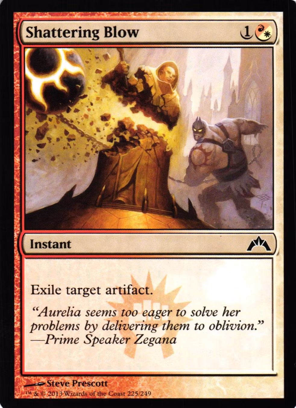 Shattering Blow Common 225/249 Gatecrash (GTC) Magic the Gathering