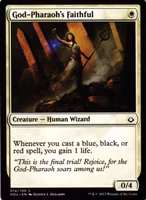 God-Pharaohs Faithful Common 014/199 Hour of Devesation (HOU) Magic the Gathering