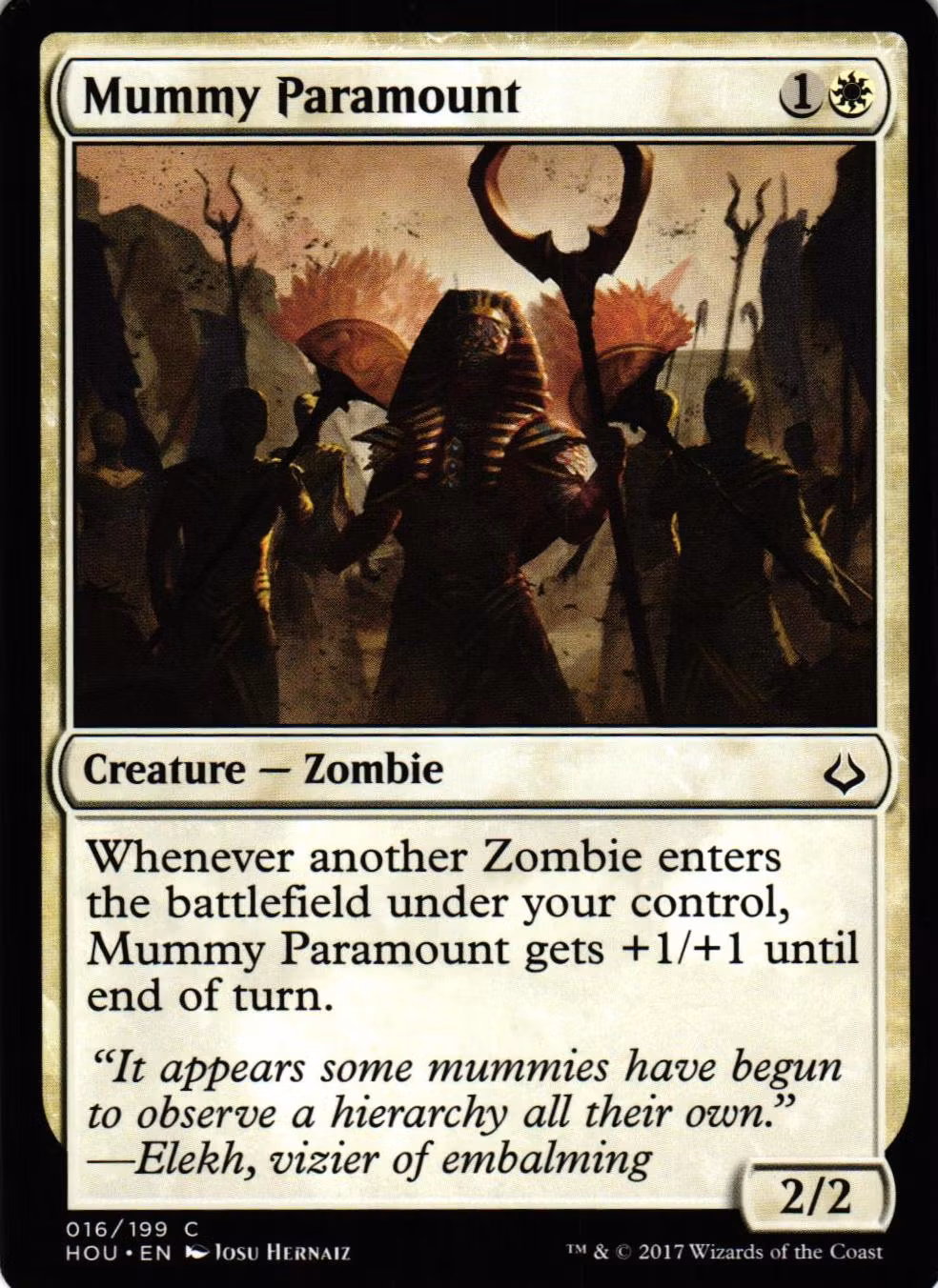 Mummy Paramount Common 016/199 Hour of Devesation (HOU) Magic the Gathering