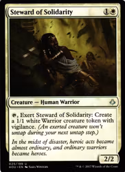 Steward of Solidarity Uncommon 025/199 Hour of Devesation (HOU) Magic the Gathering