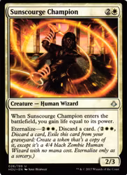 Sunscourge Champion Uncommon 026/199 Hour of Devesation (HOU) Magic the Gathering