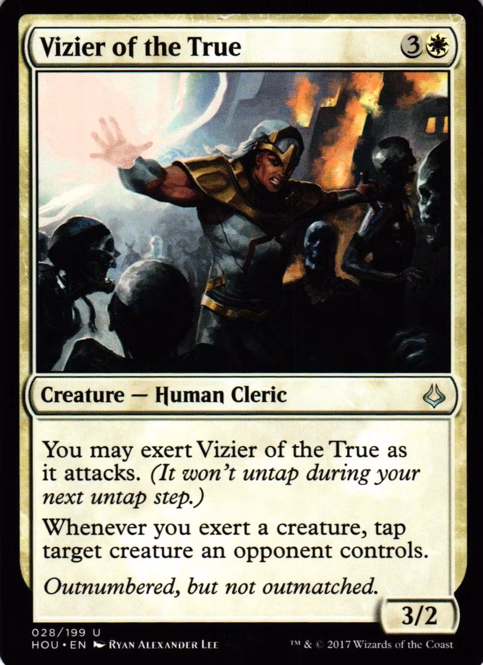 Vizier of the True Uncommon 028/199 Hour of Devesation (HOU) Magic the Gathering