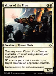 Vizier of the True Uncommon 028/199 Hour of Devesation (HOU) Magic the Gathering