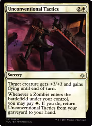 Unconventional Tactics Uncommon 027/199 Hour of Devesation (HOU) Magic the Gathering
