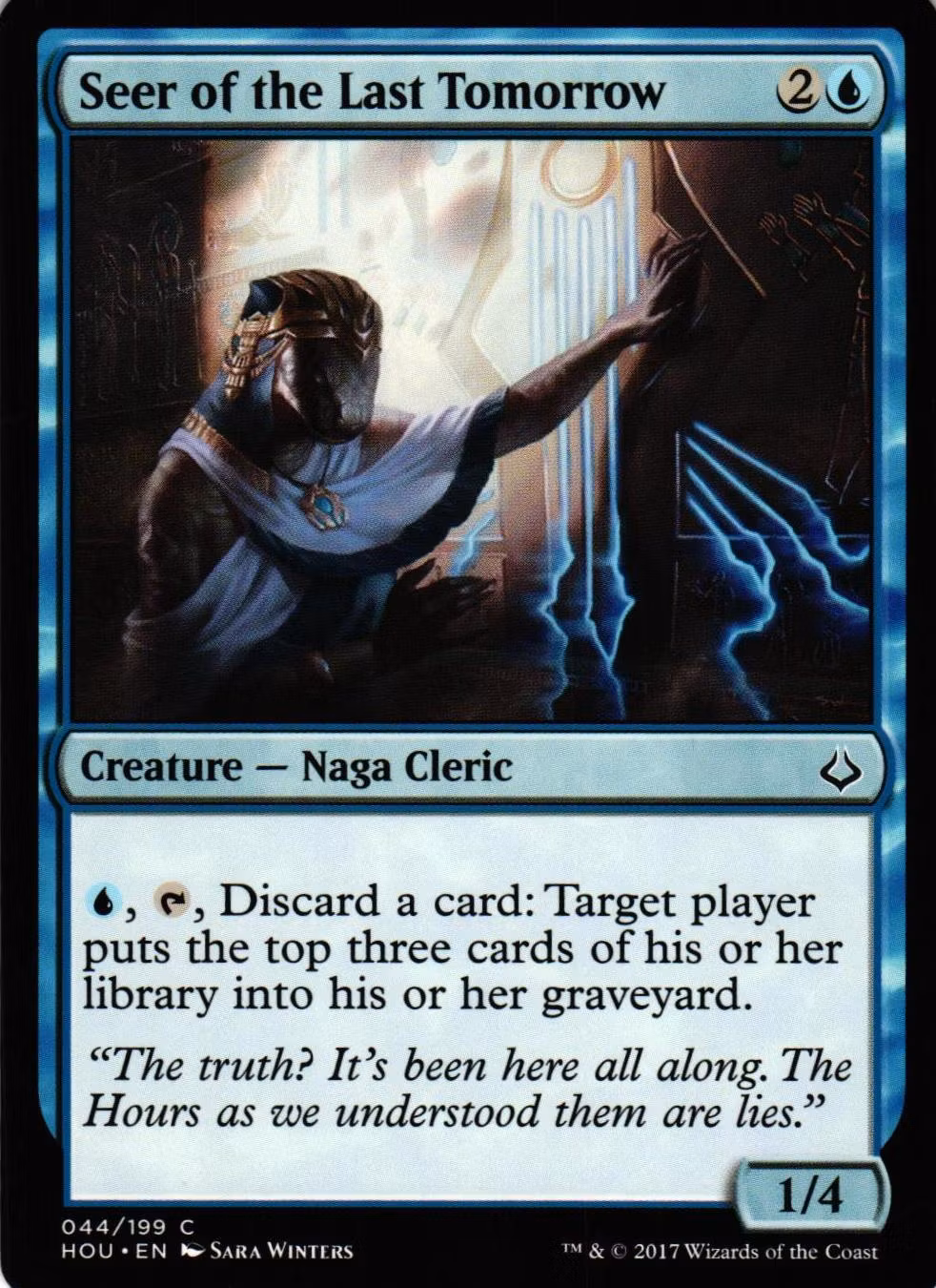 Seer of the Last Tomorrow Common 044/199 Hour of Devesation (HOU) Magic the Gathering