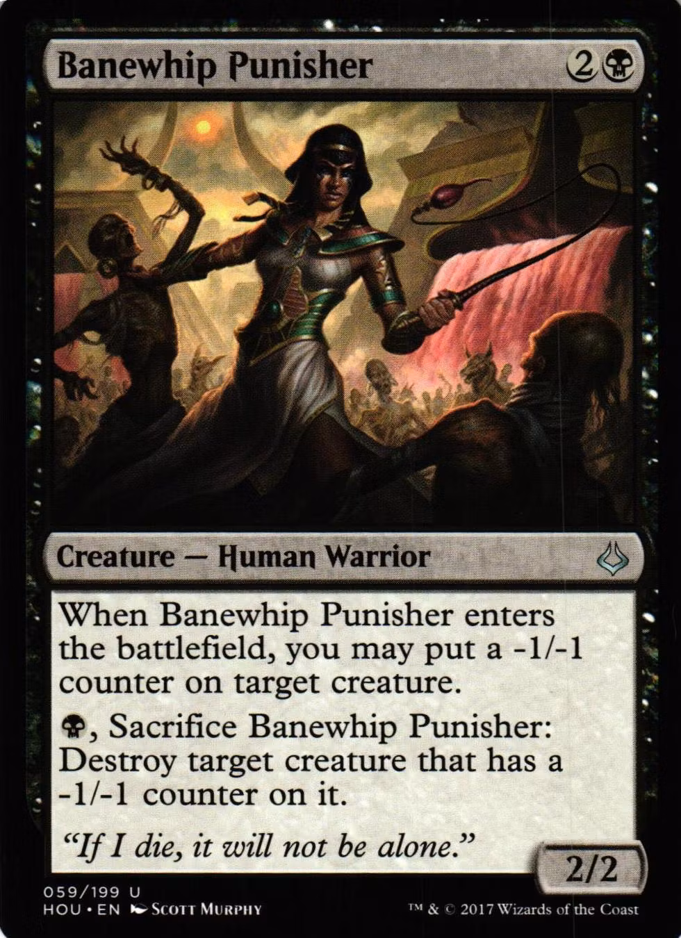 Banewhip Punisher Uncommon 059/199 Hour of Devesation (HOU) Magic the Gathering