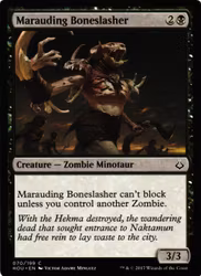 Marauding Boneslasher Common 070/199 Hour of Devesation (HOU) Magic the Gathering