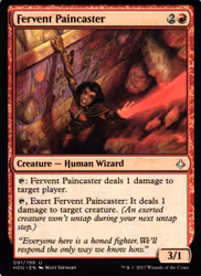 Fervent Paincaster Uncommon 091/199 Hour of Devesation (HOU) Magic the Gathering