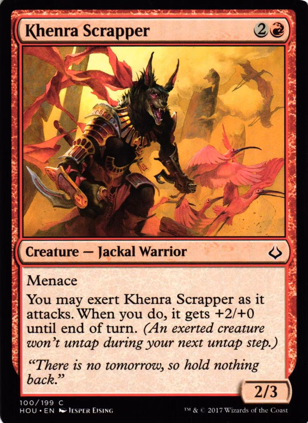 Khenra Scrapper Common 100/199 Hour of Devesation (HOU) Magic the Gathering