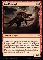 Sand Strangler Uncommon 107/199 Hour of Devesation (HOU) Magic the Gathering