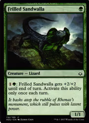 Frilled Sandwalla Common 116/199 Hour of Devesation (HOU) Magic the Gathering