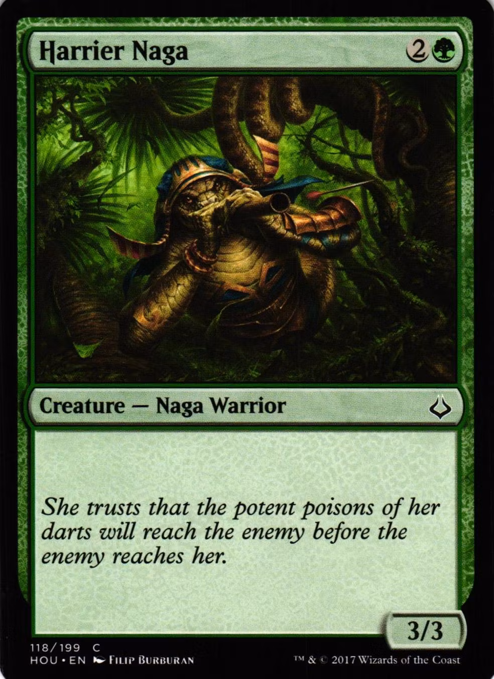 Harrier Naga Common 118/199 Hour of Devesation (HOU) Magic the Gathering
