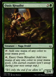 Oasis Ritualist Common 124/199 Hour of Devesation (HOU) Magic the Gathering