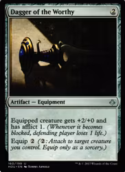 Dagger of the Worthy Uncommon 160/199 Hour of Devesation (HOU) Magic the Gathering
