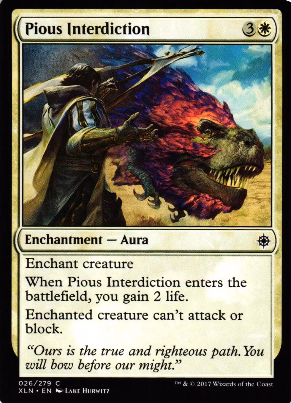 Piou Interdiction Common 026/279 Ixalan (XLN) Magic the Gathering