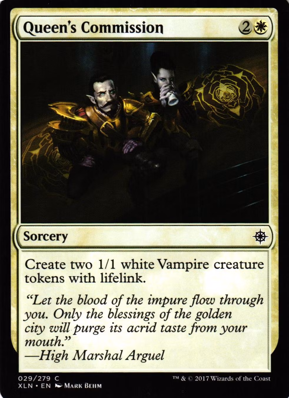 Queens Commission Common 029/279 Ixalan (XLN) Magic the Gathering