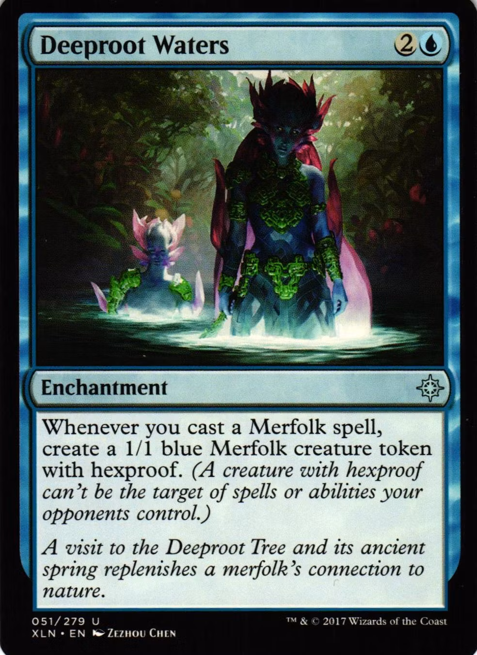 Deeproot Waters Uncommon 051/279 Ixalan (XLN) Magic the Gathering