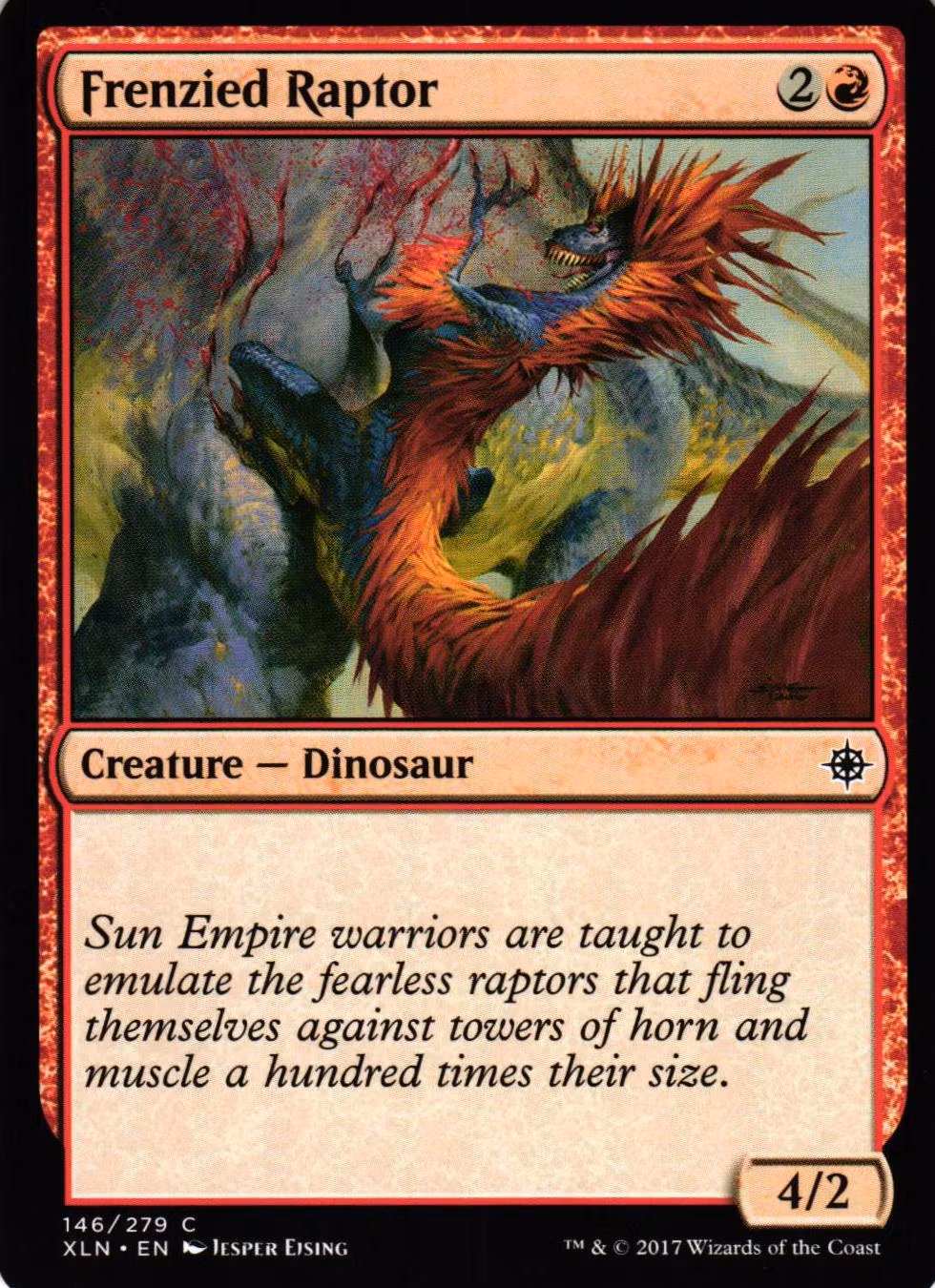 Frenzied Raptor Common 146/279 Ixalan (XLN) Magic the Gathering