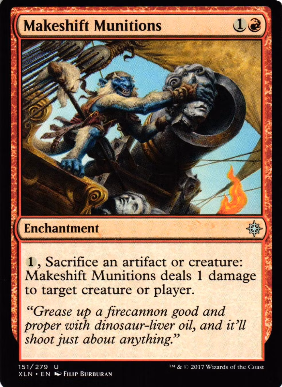 Makeshift Munitions Uncommon 151/279 Ixalan (XLN) Magic the Gathering