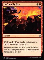 Unfriendly Fire Common 172/279 Ixalan (XLN) Magic the Gathering