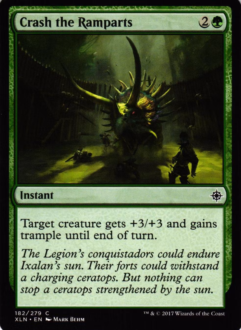 Crash the Ramparts Common 182/279 Ixalan (XLN) Magic the Gathering