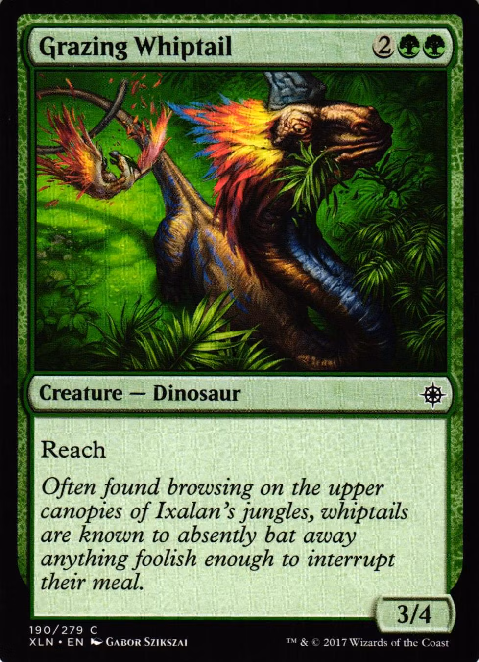 Grazing Whiptail Common 190/279 Ixalan (XLN) Magic the Gathering