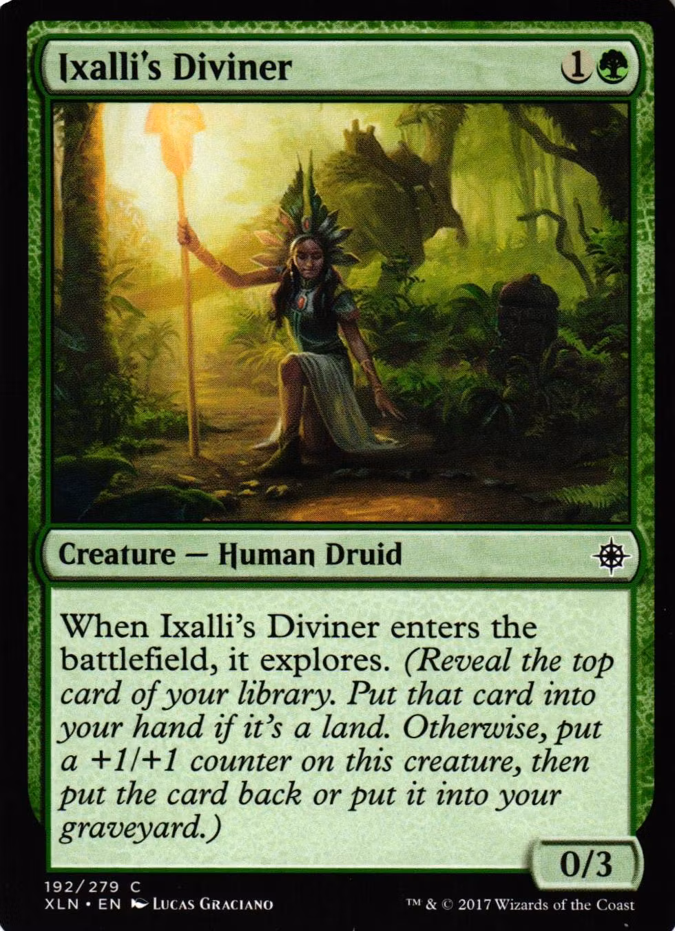 Ixallis Diviner Common 192/279 Ixalan (XLN) Magic the Gathering