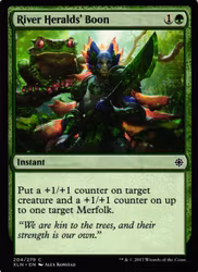 River Heralds Boon Common 204/279 Ixalan (XLN) Magic the Gathering