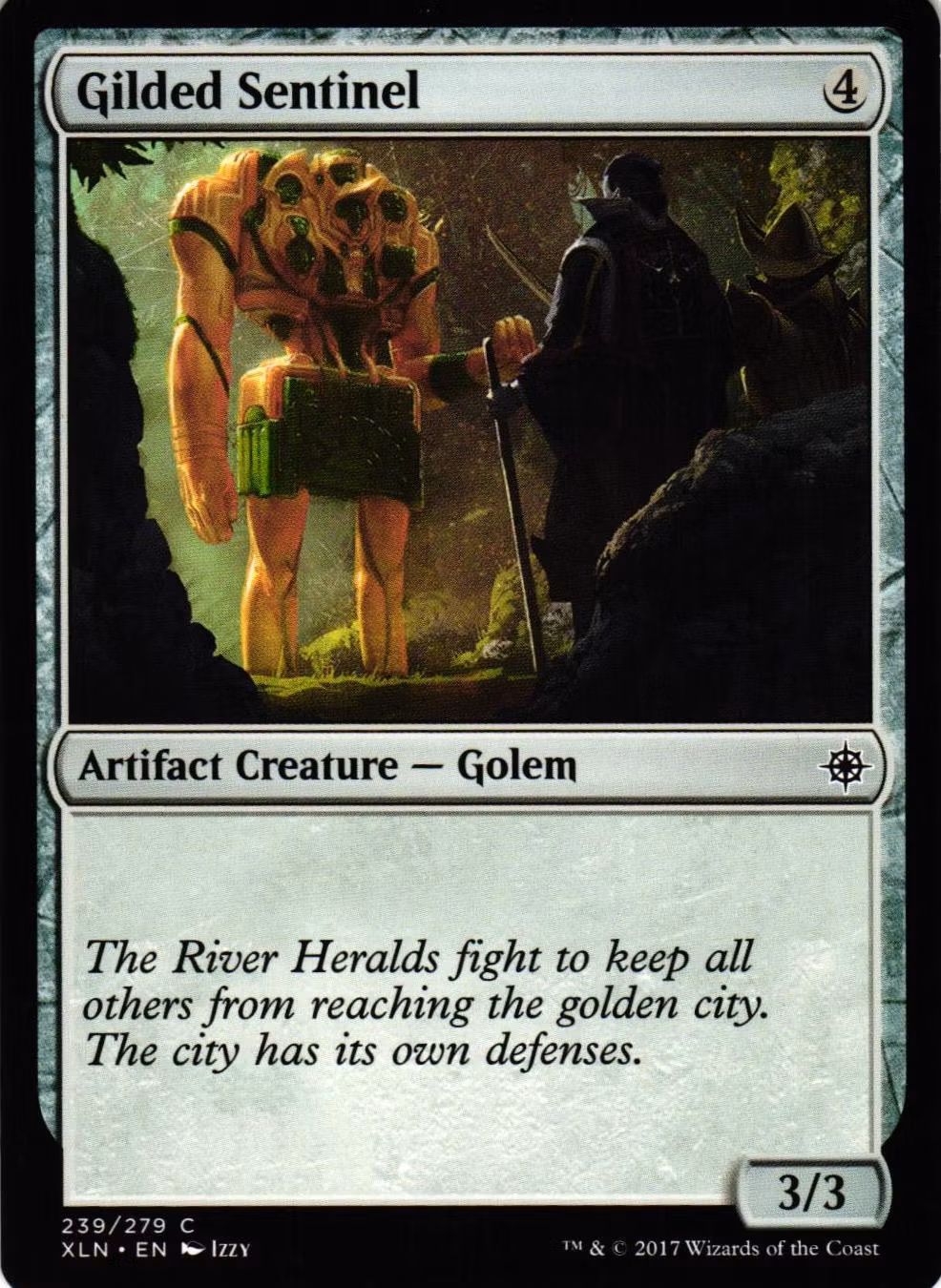 Gilded Sentinel Common 239/279 Ixalan (XLN) Magic the Gathering