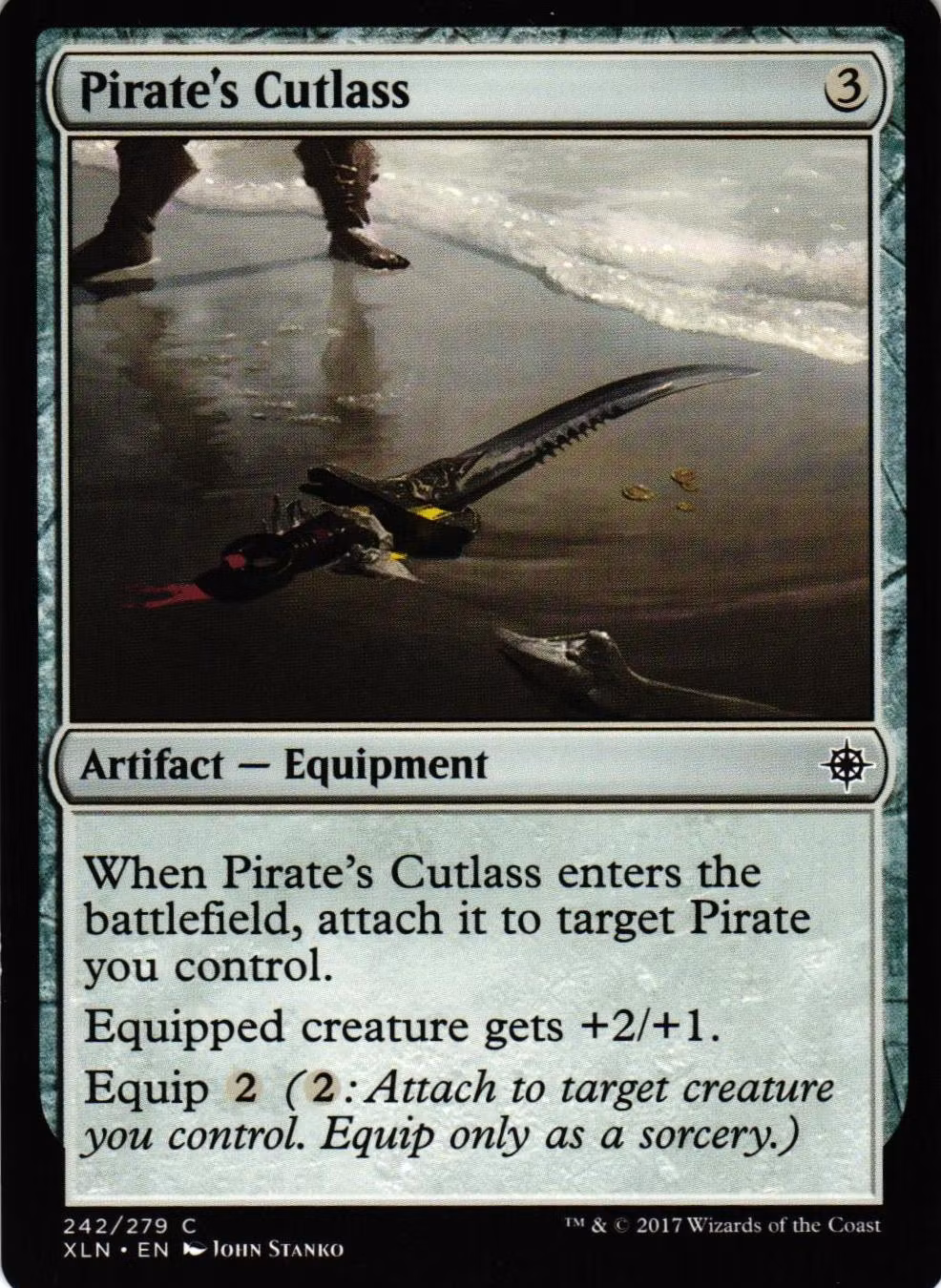 Pirate Cutlass Common 242/279 Ixalan (XLN) Magic the Gathering