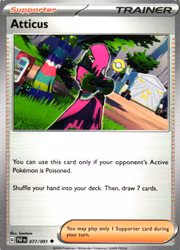 Atticus Uncommon 077/091 Paldean Fates Pokemon