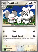 Maushold Uncommon 074/091 Paldean Fates Pokemon