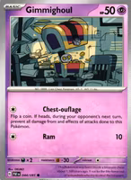 Gimmighoul Common 044/091 Paldean Fates Pokemon