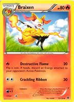 Braxien Uncommon 12/124 Fates Collide Pokemon
