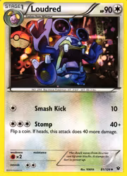 Loudred Uncommon 81/124 Fates Collide Pokemon