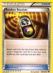 Random Receiver Uncommon 109/124 Fates Collide Pokemon