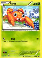 Paras Common 1/162 BREAKthrough Pokemon