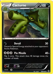 Cacturne Uncommon 88/162 BREAKthrough Pokemon