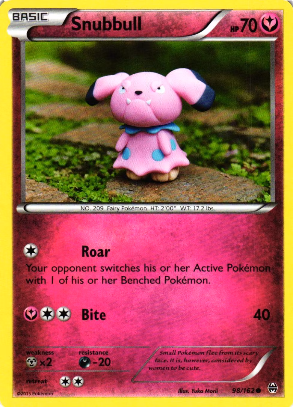 Snubbull Common 98/162 BREAKthrough Pokemon
