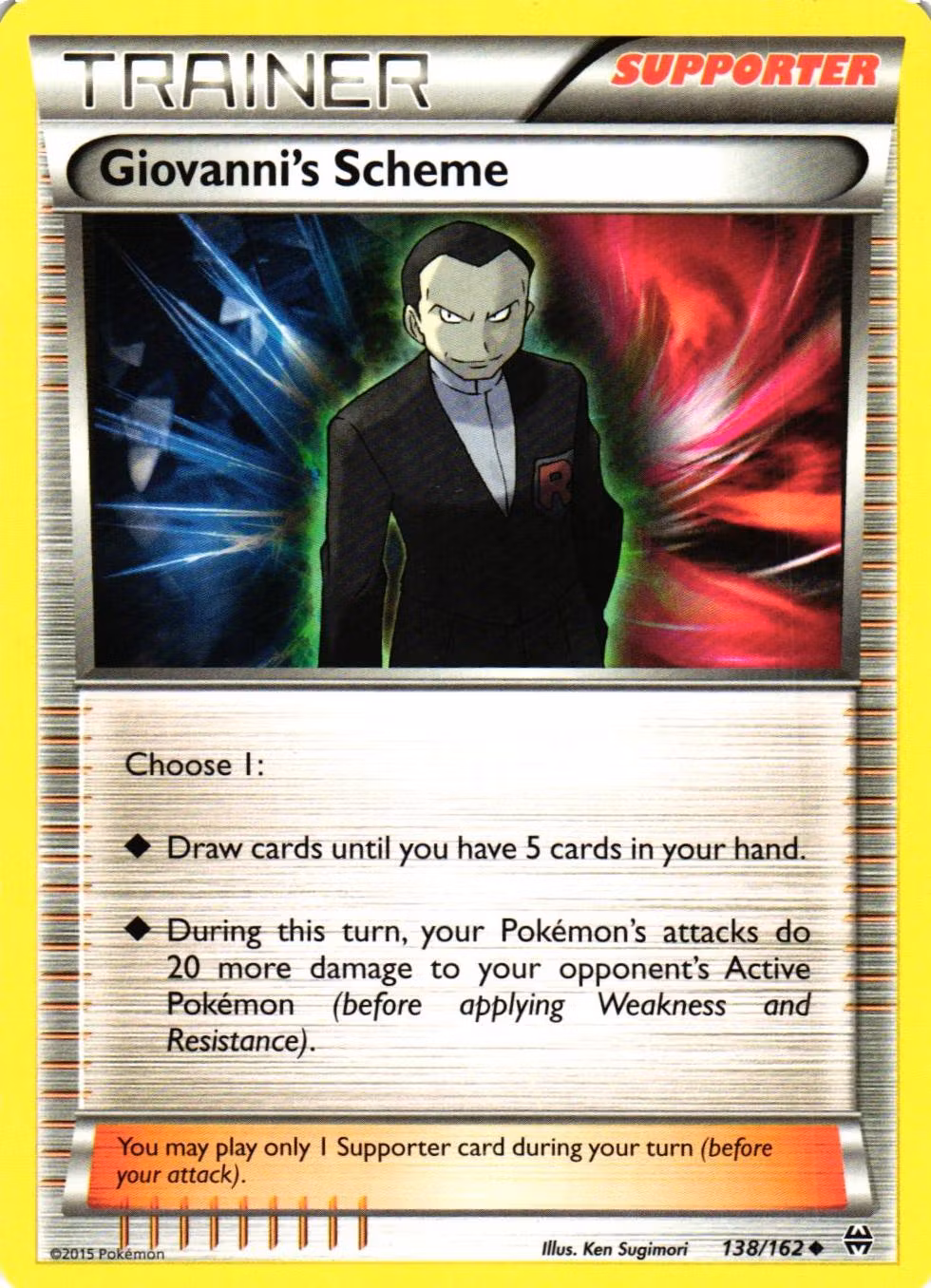 Giovannis Scheme Uncommon 138/162 BREAKthrough Pokemon