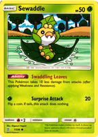 Swaddle Common 7/236 Unified Minds Pokemon