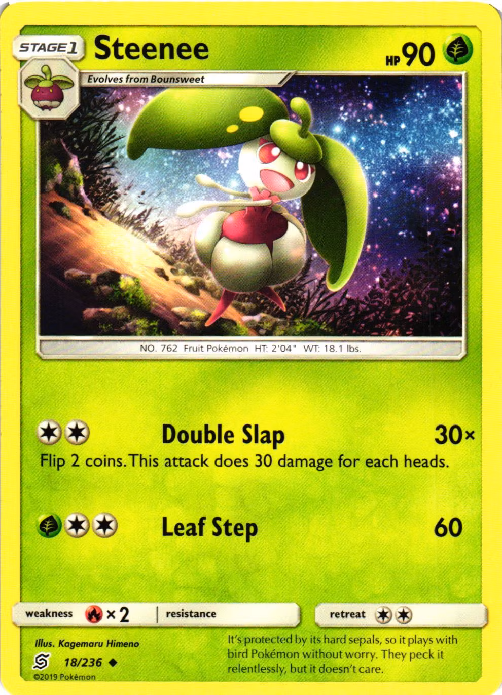 Steenee Uncommon 18/236 Unified Minds Pokemon