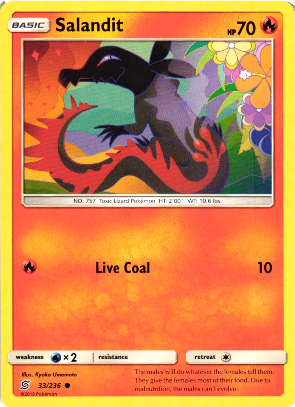 Salandit Common 33/236 Unified Minds Pokemon