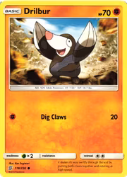 Drilbur Common 118/236 Unified Minds Pokemon