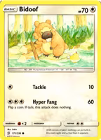 Bidoof Common 171/236 Unified Minds Pokemon