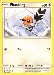 Fletchling Common 179/236 Unified Minds Pokemon