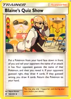 Blaines Quiz Show Uncommon 186/236 Unified Minds Pokemon