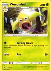 Weepinbell Uncommon 14/214 Unbroken Bonds Pokemon